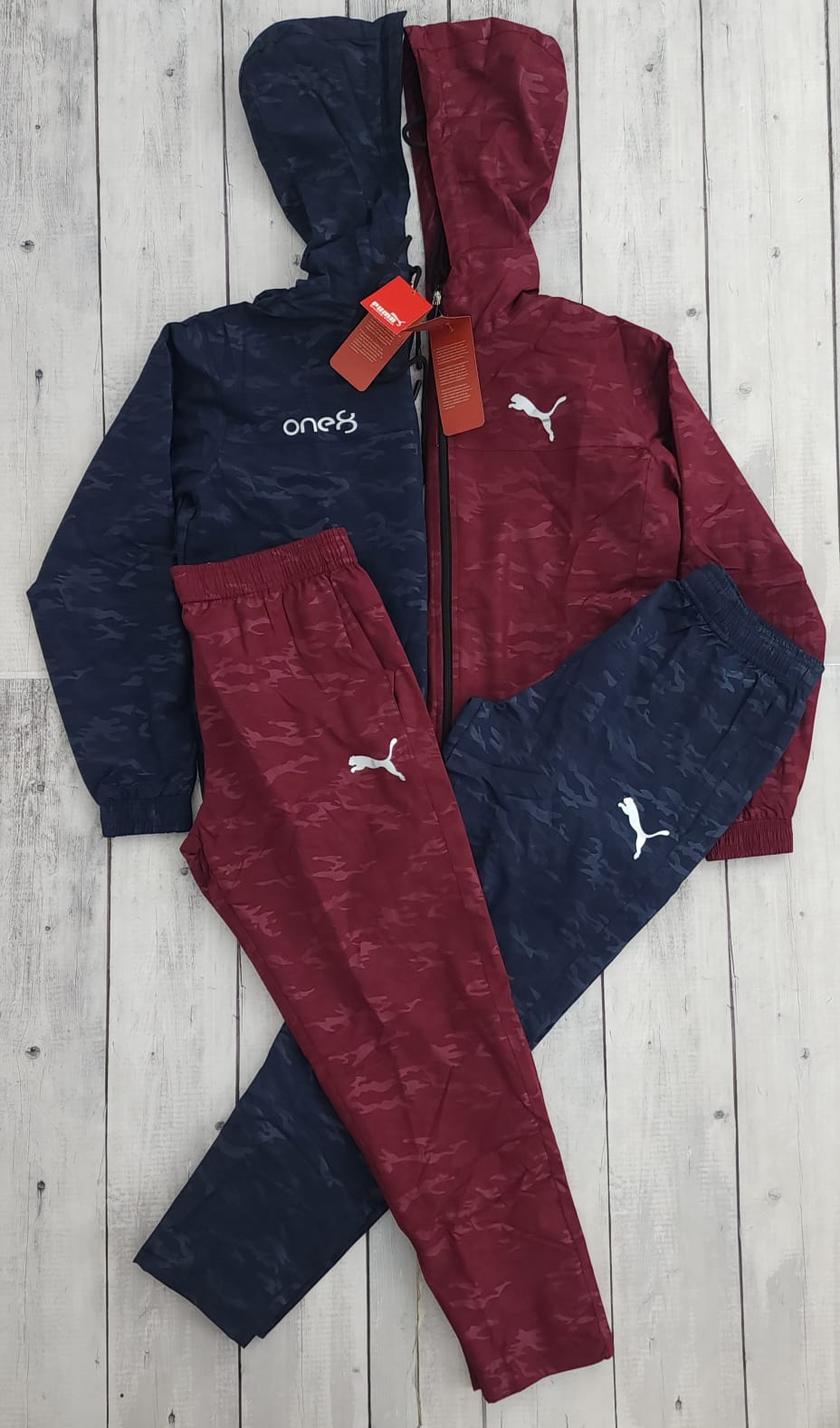 PUMA HOODED TRACKSUIT( BREAKER PULLOVERS WITH TRACKPANT ) -44PCS