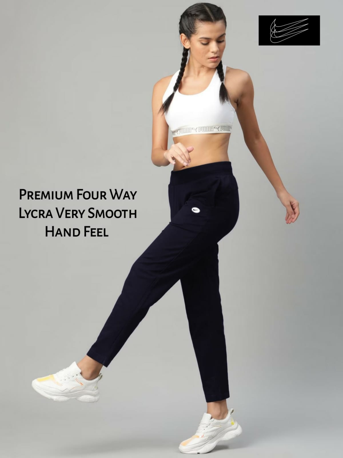 WOMEN FORWAY LAYCRA DRI FIT TRACK PANT -86 PCS