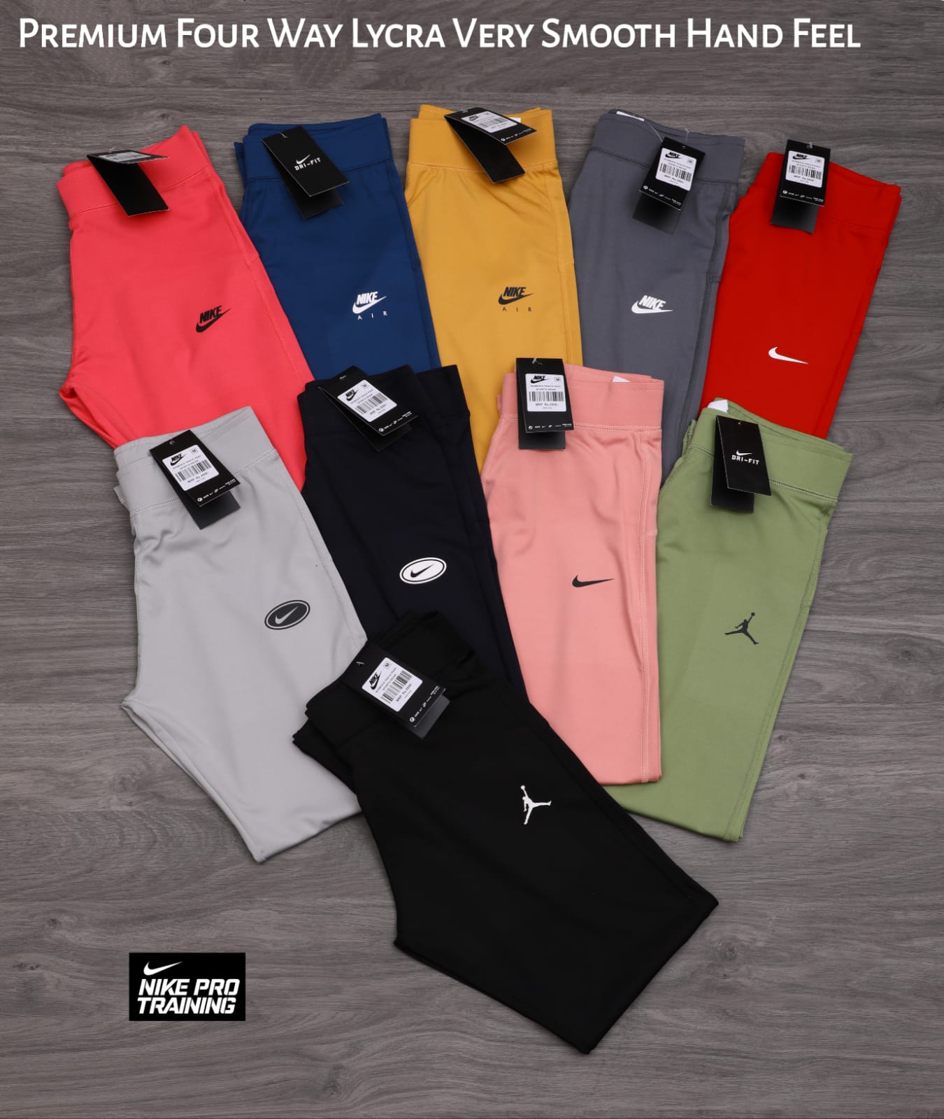 WOMEN FORWAY LAYCRA DRI FIT TRACK PANT -86 PCS