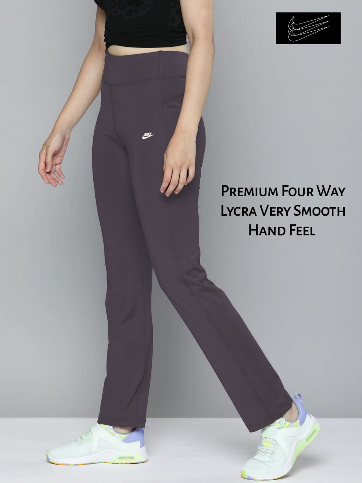 WOMEN FORWAY LAYCRA DRI FIT TRACK PANT -86 PCS