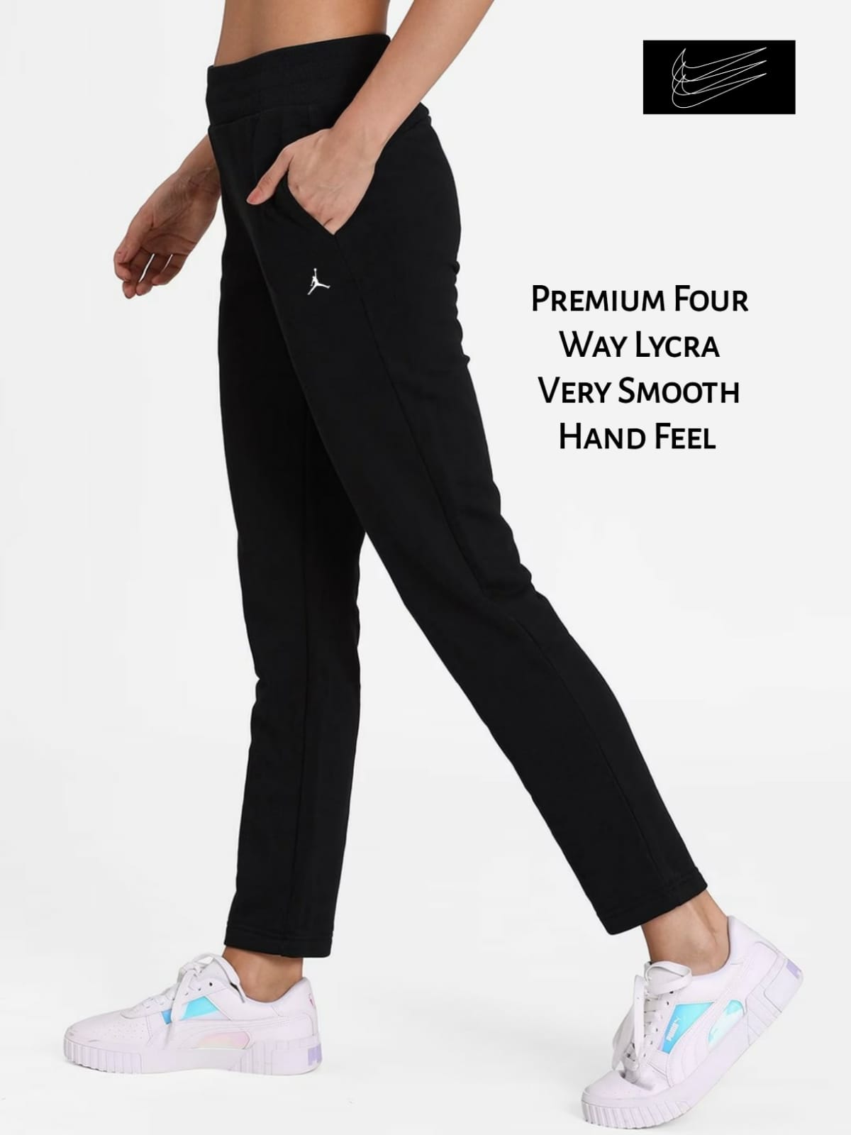 WOMEN FORWAY LAYCRA DRI FIT TRACK PANT -86 PCS