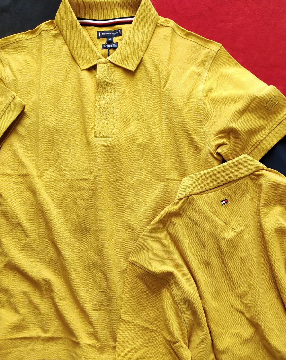 TOMMY POLO NACK TSHIRT-55PCS