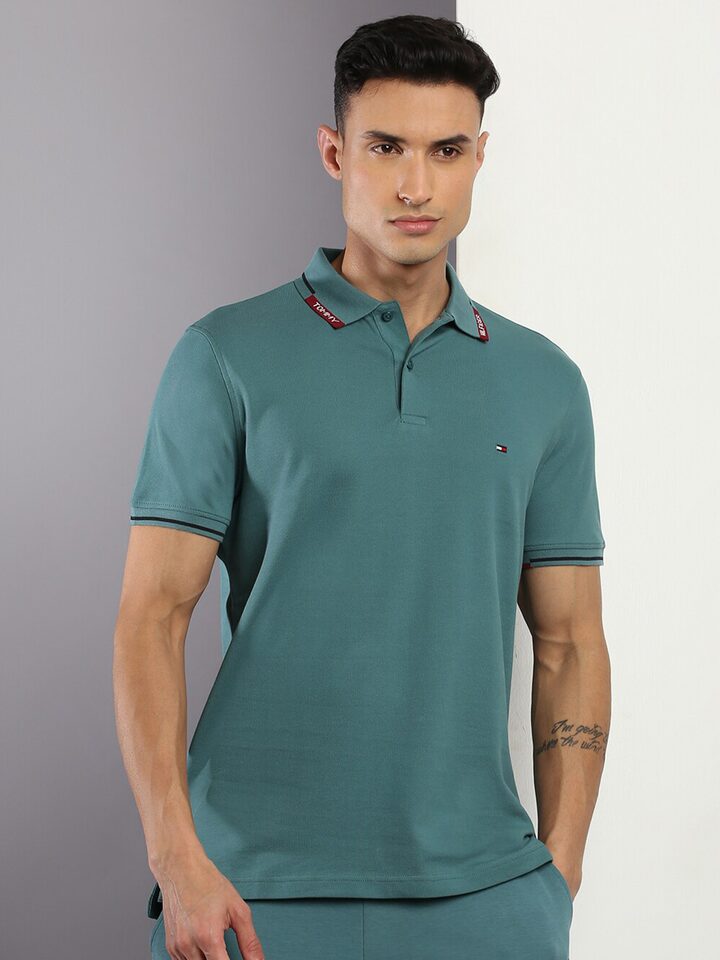 TOMMY POLO NACK TSHIRT-55PCS