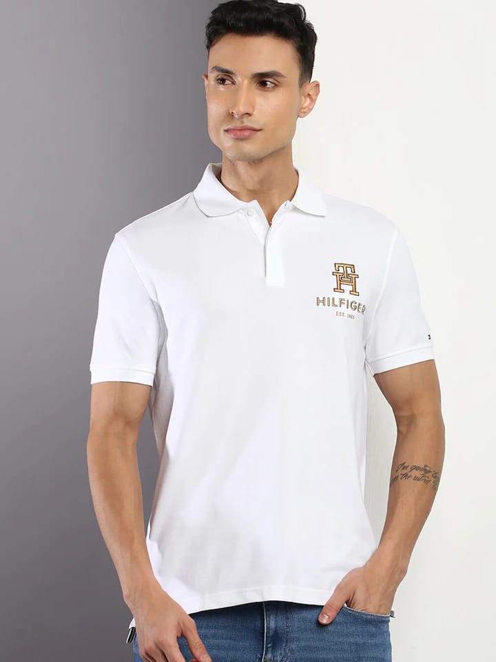 TOMMY POLO NACK TSHIRT-55PCS