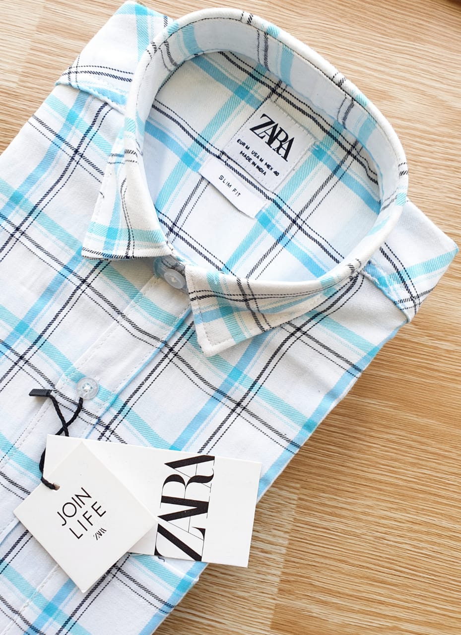ZARA PRIMIUM CHECKS SHIRT-52PCS