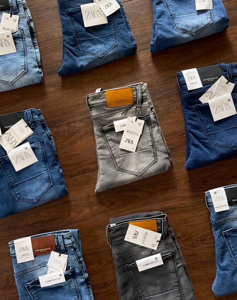MEN'S ZARA JEANS-65PCS SET