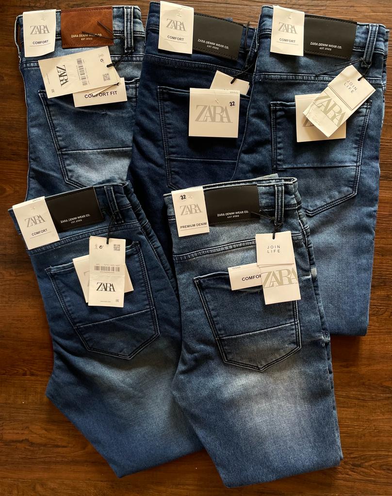 MEN'S ZARA JEANS-65PCS SET