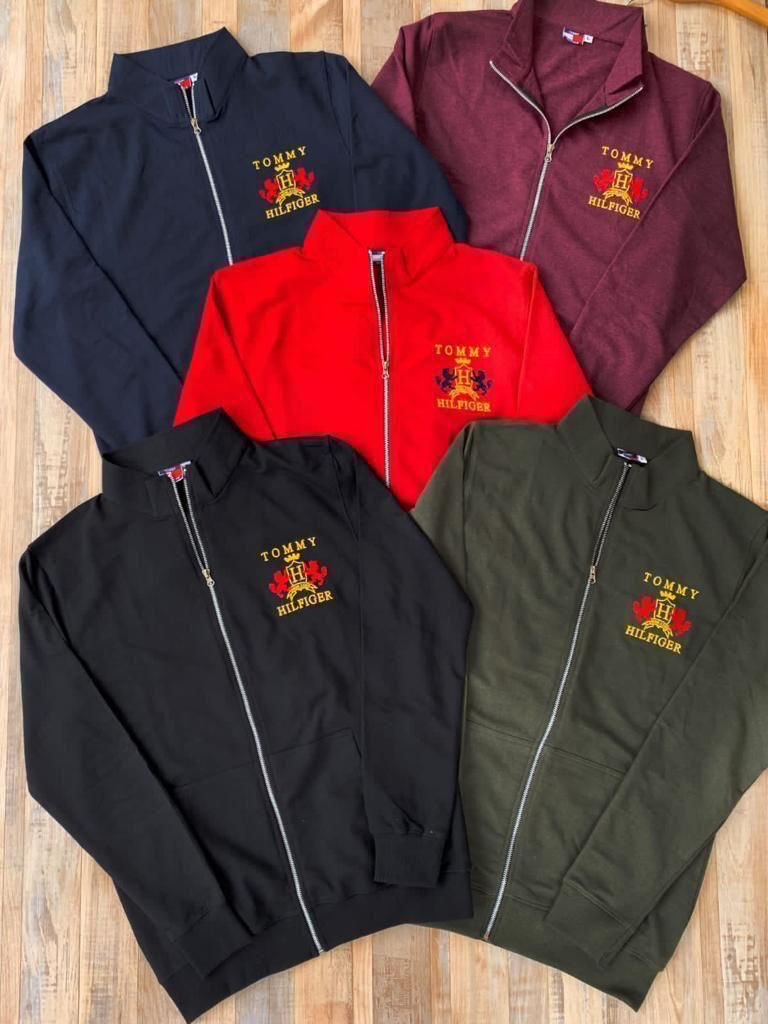 TOMMY HILFIGER SWEATSHIRT WITH ZIP -60PCS