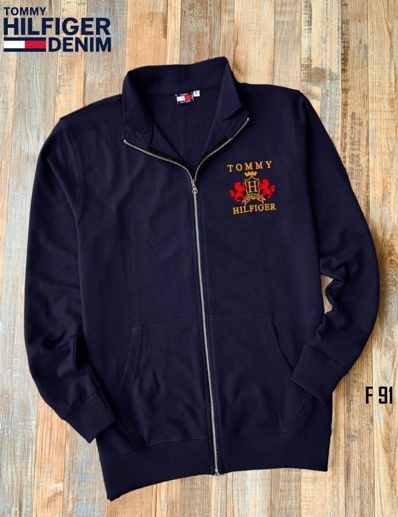 TOMMY HILFIGER SWEATSHIRT WITH ZIP -60PCS
