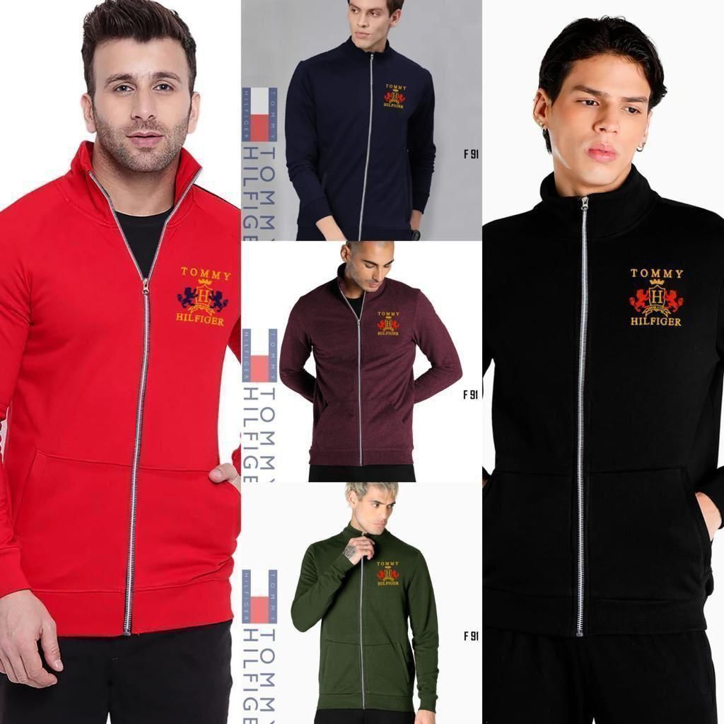 TOMMY HILFIGER SWEATSHIRT WITH ZIP -60PCS