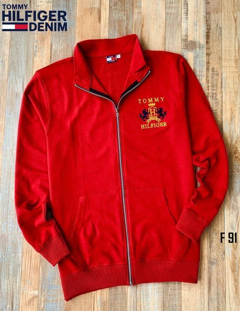 TOMMY HILFIGER SWEATSHIRT WITH ZIP -60PCS