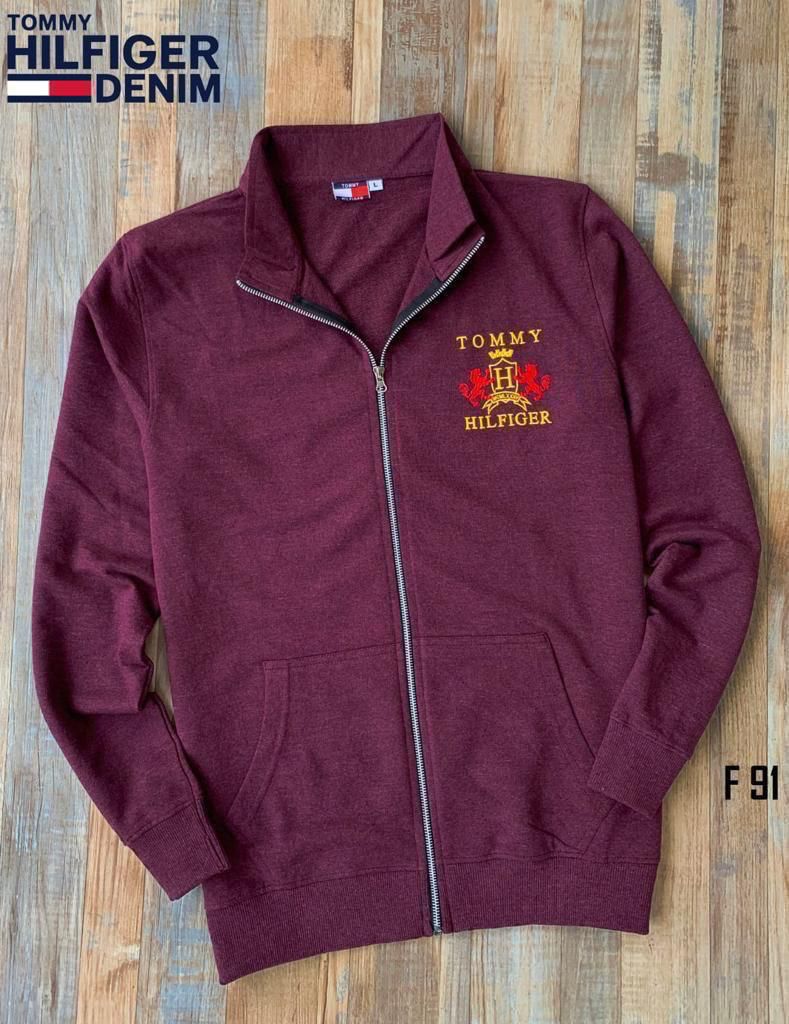 TOMMY HILFIGER SWEATSHIRT WITH ZIP -60PCS