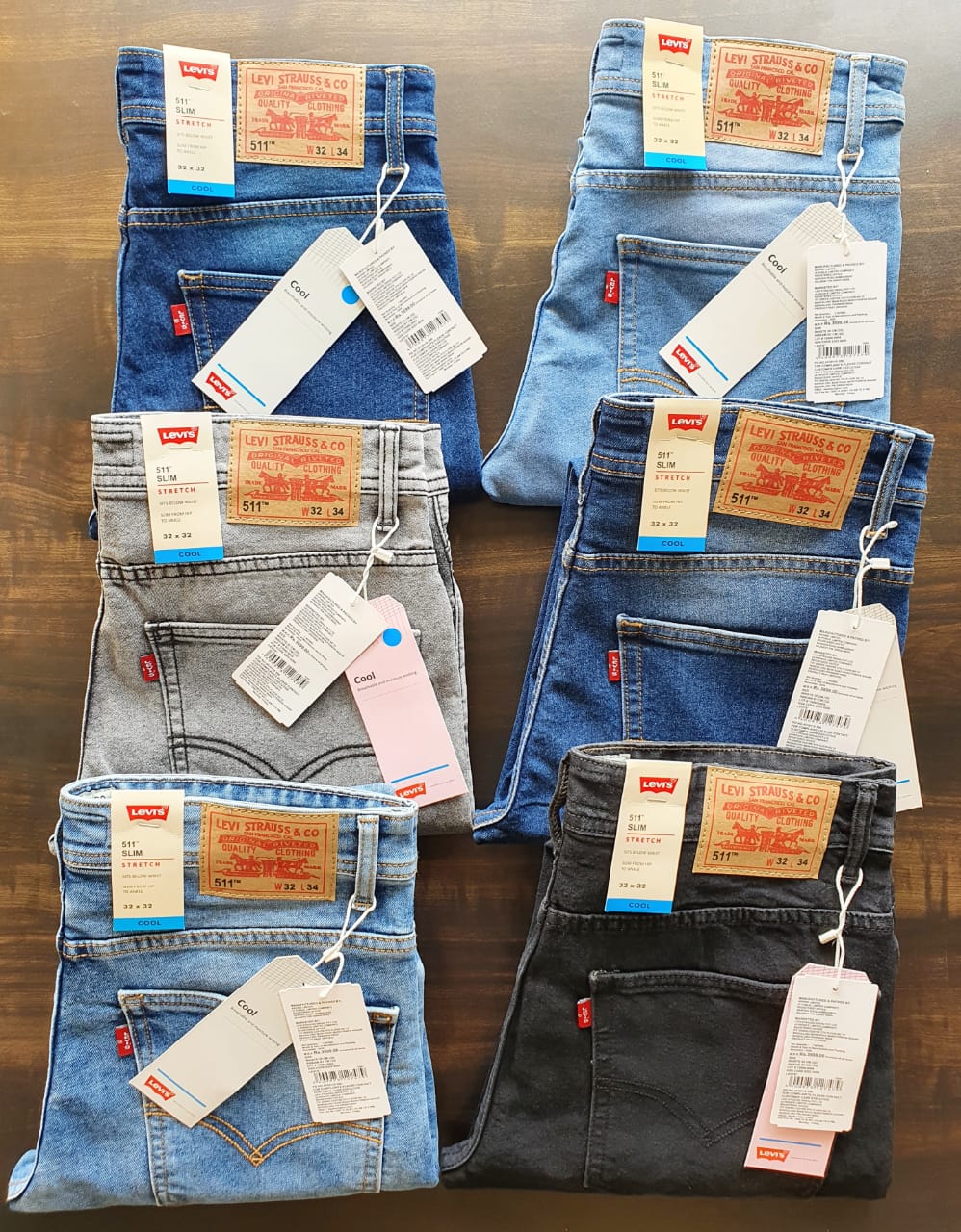 LEVI'S*
STYLE #511👖-52 PCS SET