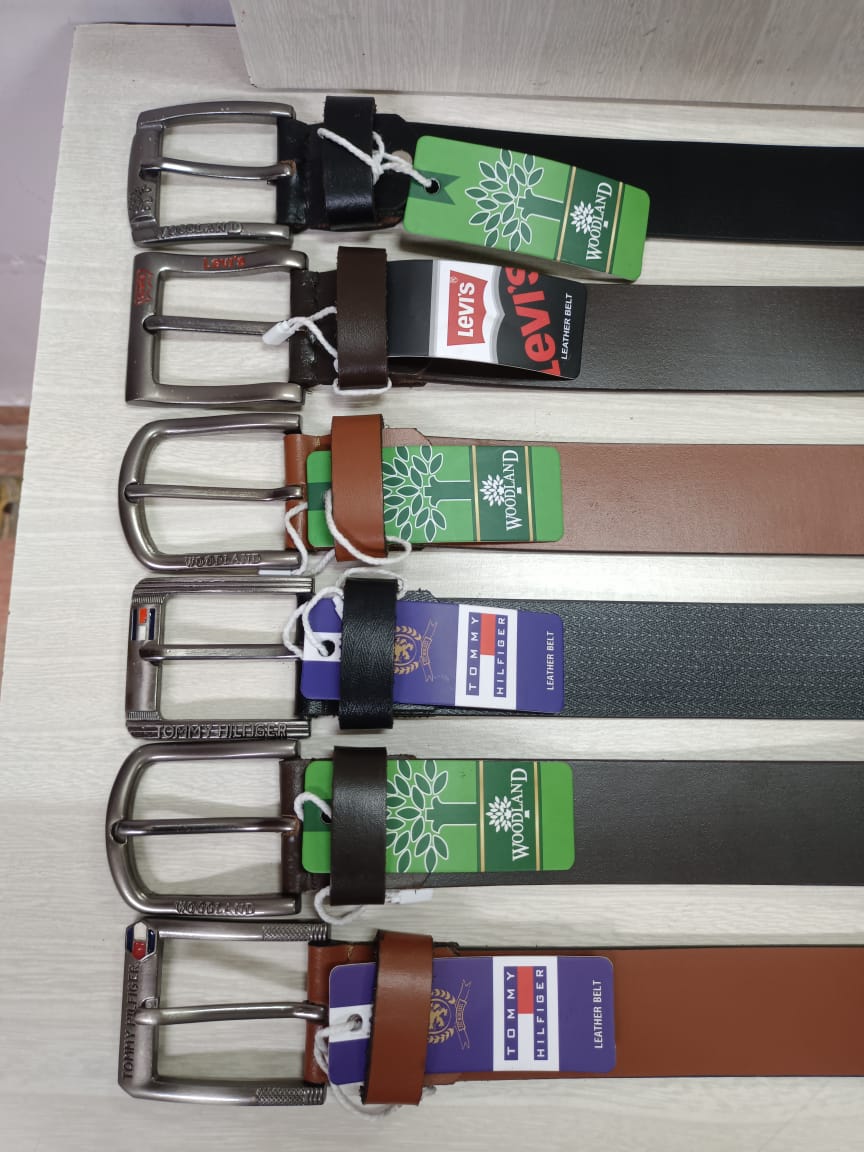 LEATHER BELT WOODLAND, LEVIS,TOMMY-96 PCS
