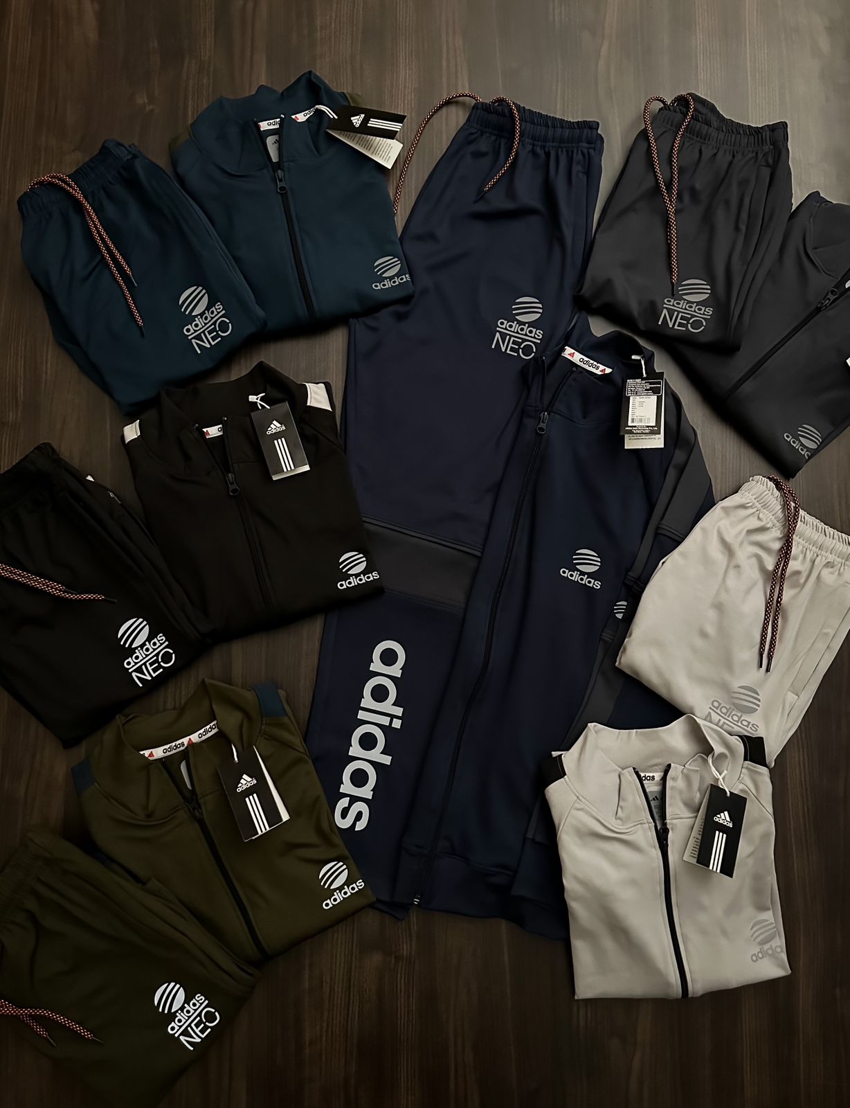 MEN'S ADIDAS TRACKSUIT-54PCS SET