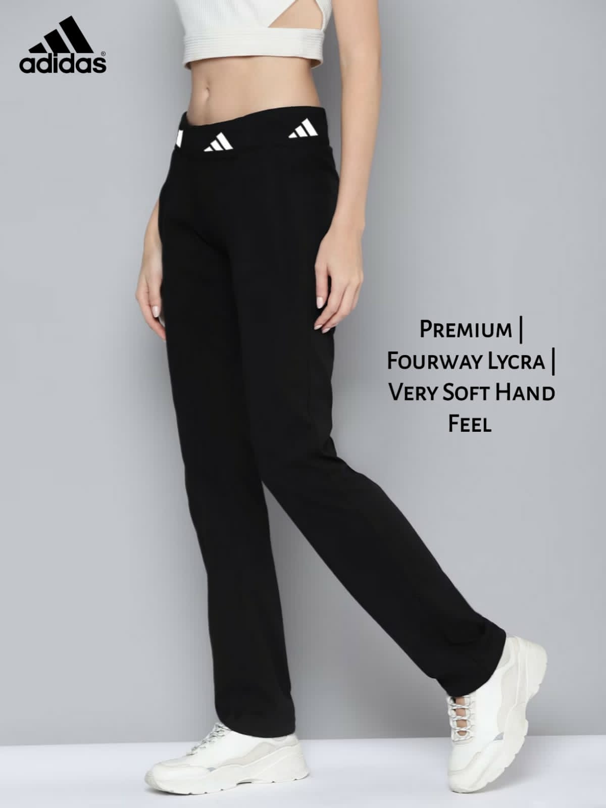 WOMEN'S ADIDAS FOURWAY LAYCRA DRI FIT TRACKPANT-92 PCS SET