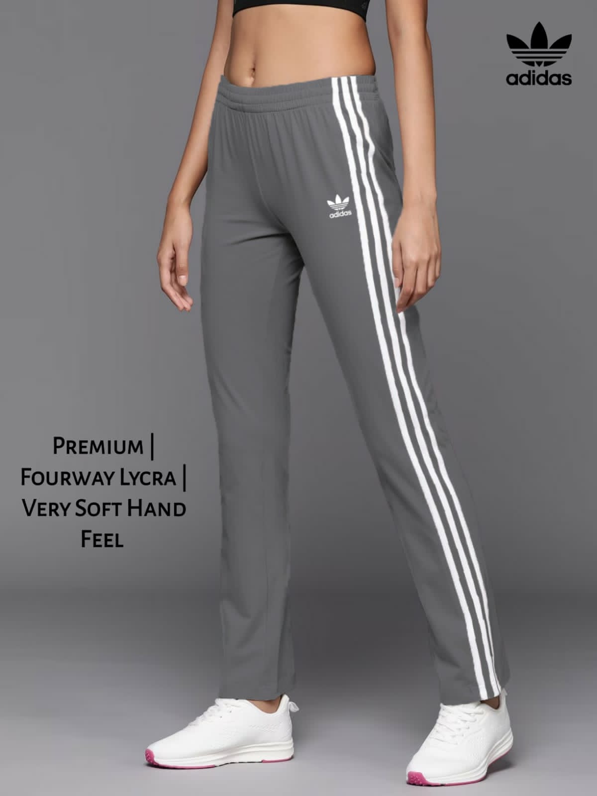 WOMEN'S ADIDAS FOURWAY LAYCRA DRI FIT TRACKPANT-92 PCS SET