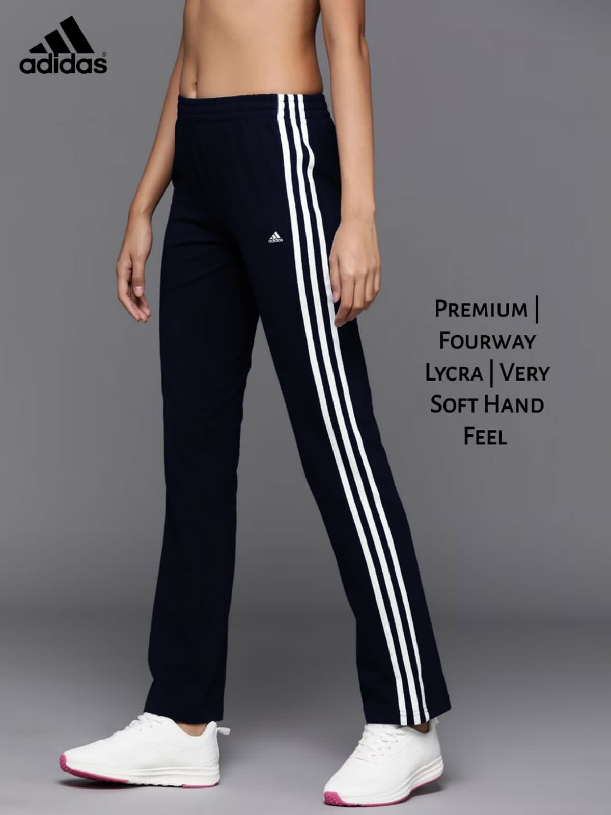 WOMEN'S ADIDAS FOURWAY LAYCRA DRI FIT TRACKPANT-92 PCS SET