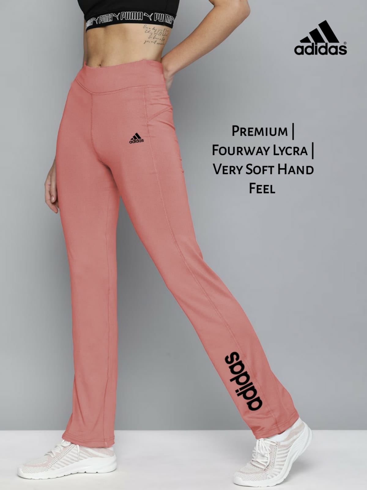 WOMEN'S ADIDAS FOURWAY LAYCRA DRI FIT TRACKPANT-92 PCS SET