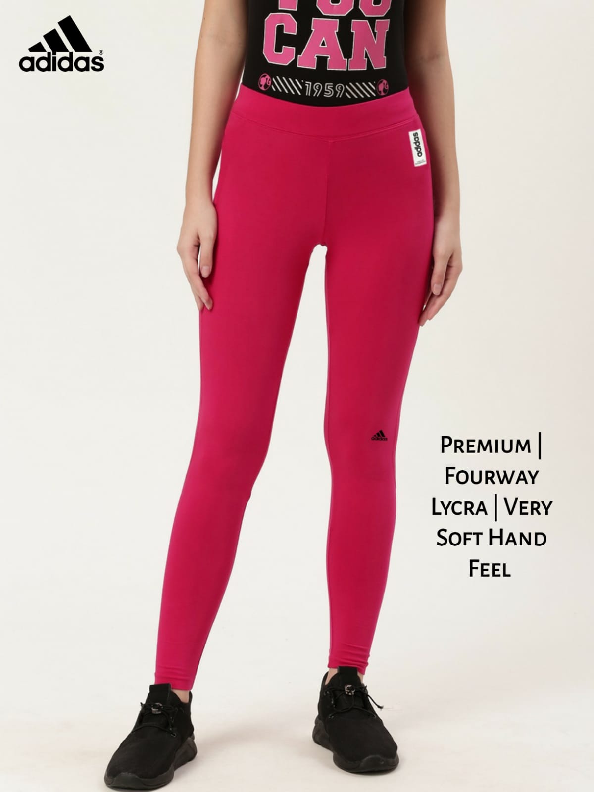 WOMEN'S ADIDAS FOURWAY LAYCRA DRI FIT TRACKPANT-92 PCS SET