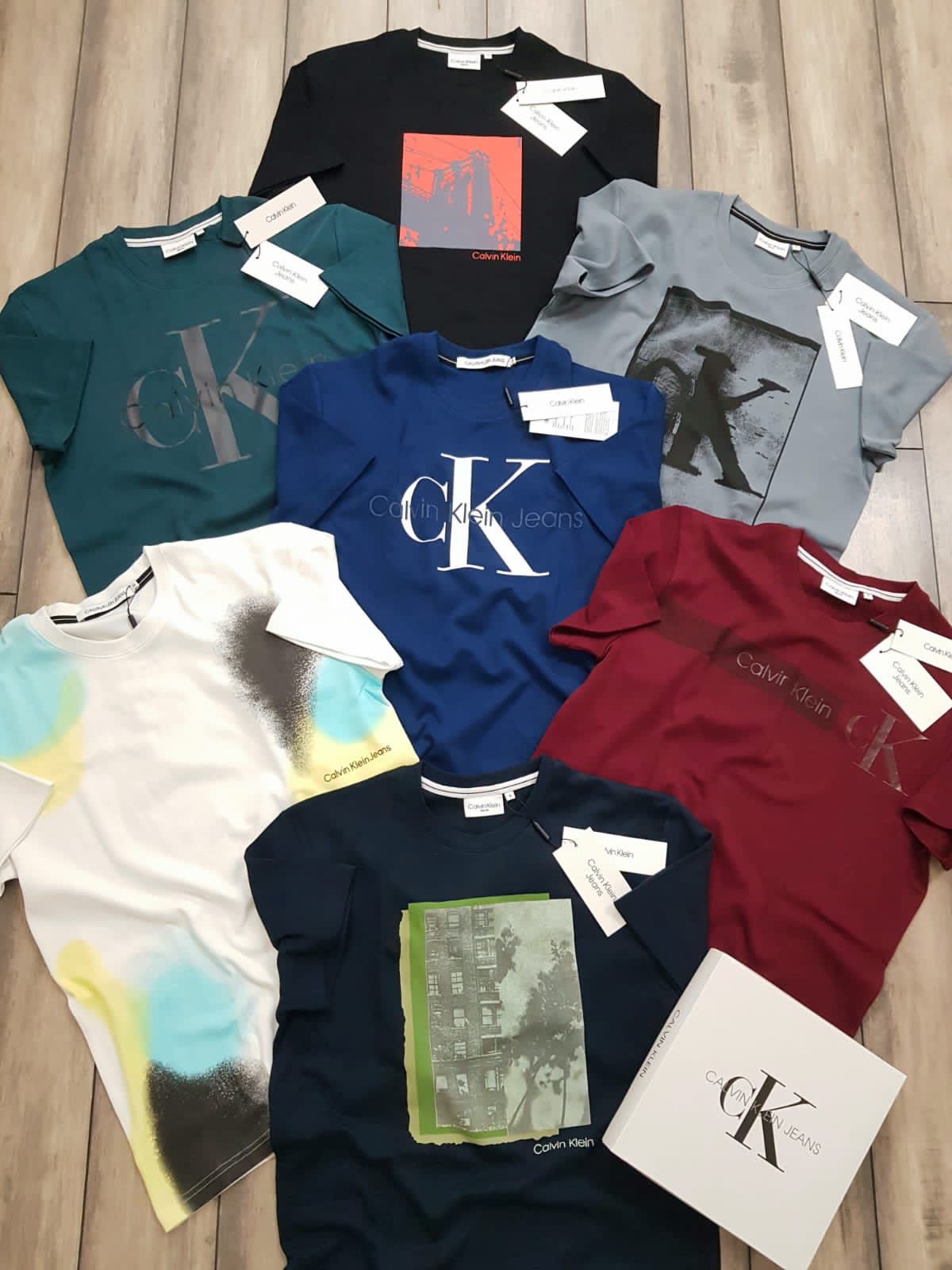 CALVIN KLEIN ROUND NACK T-SHIRT-60PCS