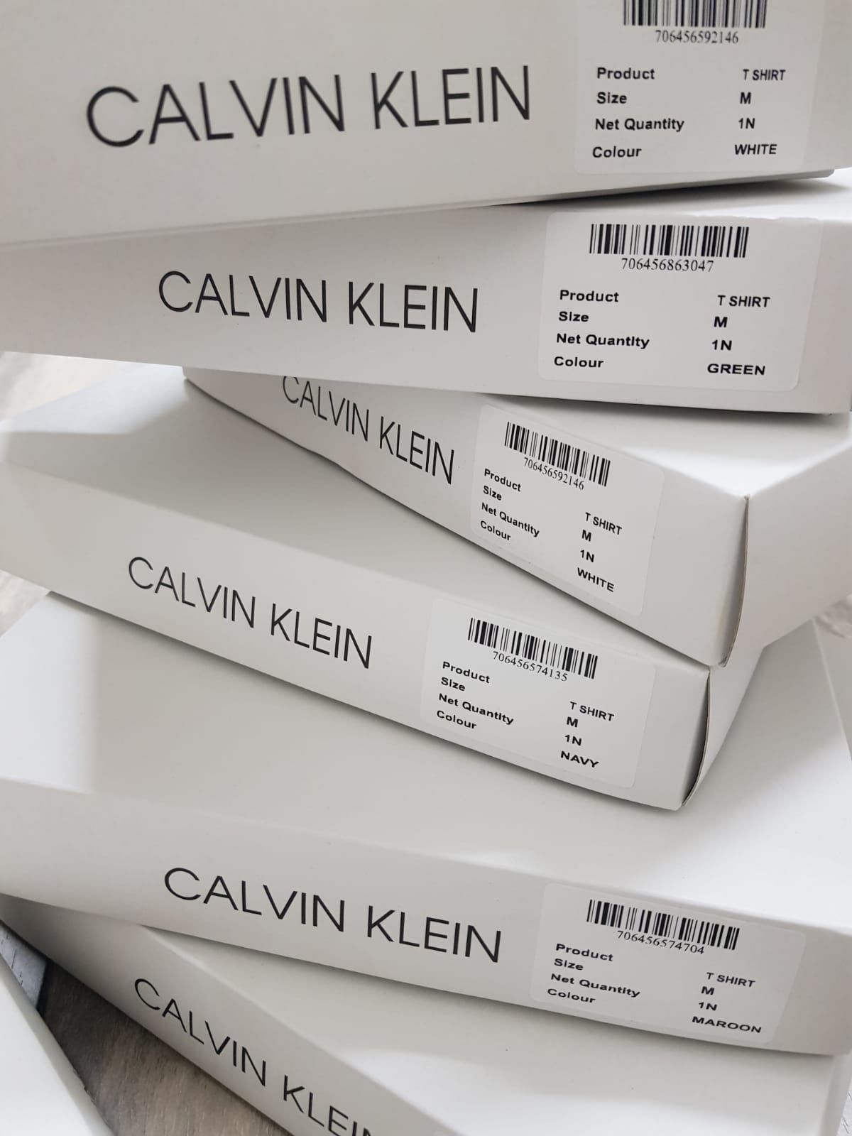 CALVIN KLEIN ROUND NACK T-SHIRT-60PCS