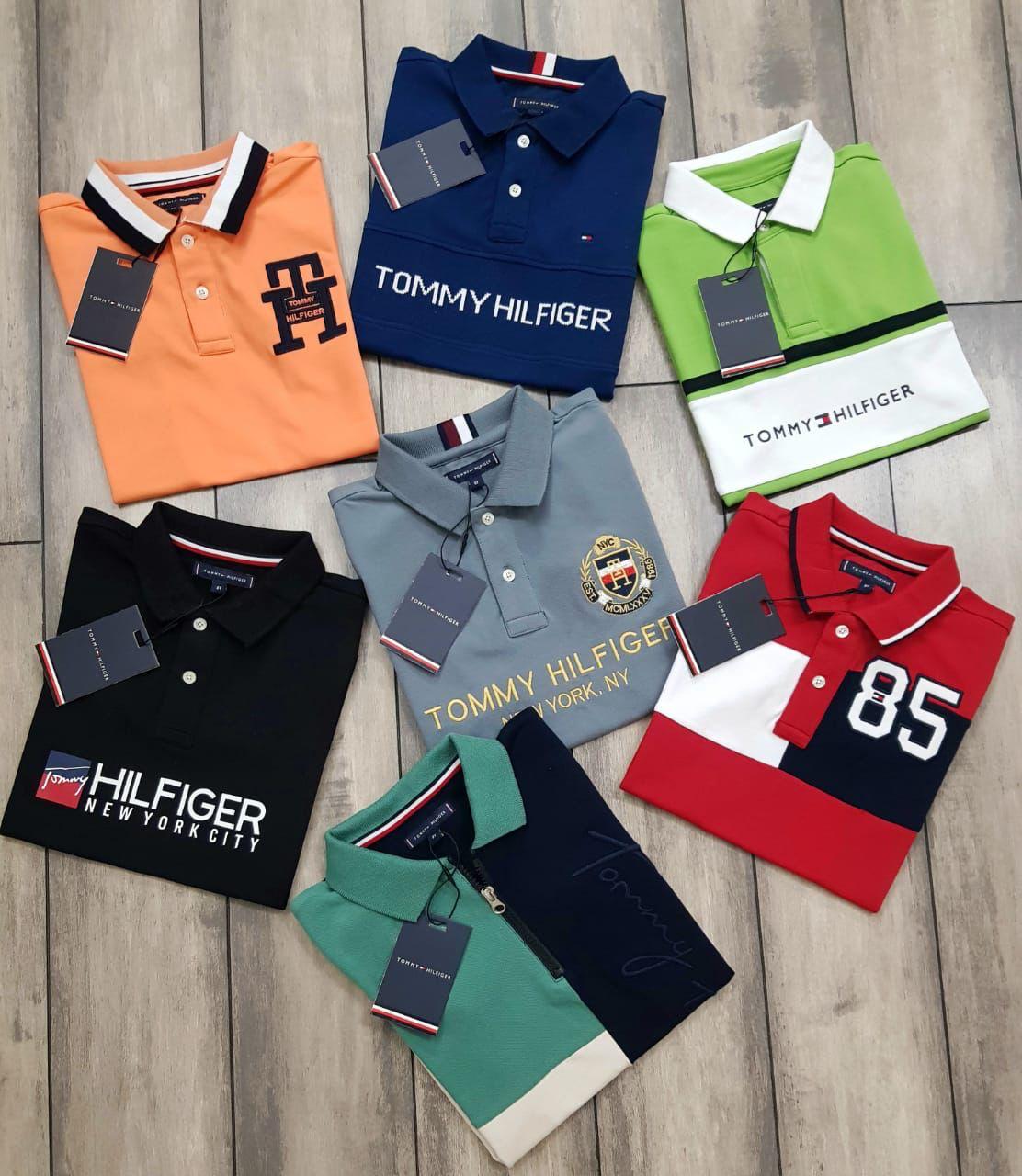 BOYS TOMMY HILFIGURE POLO NACK TSHIRT-61PCS