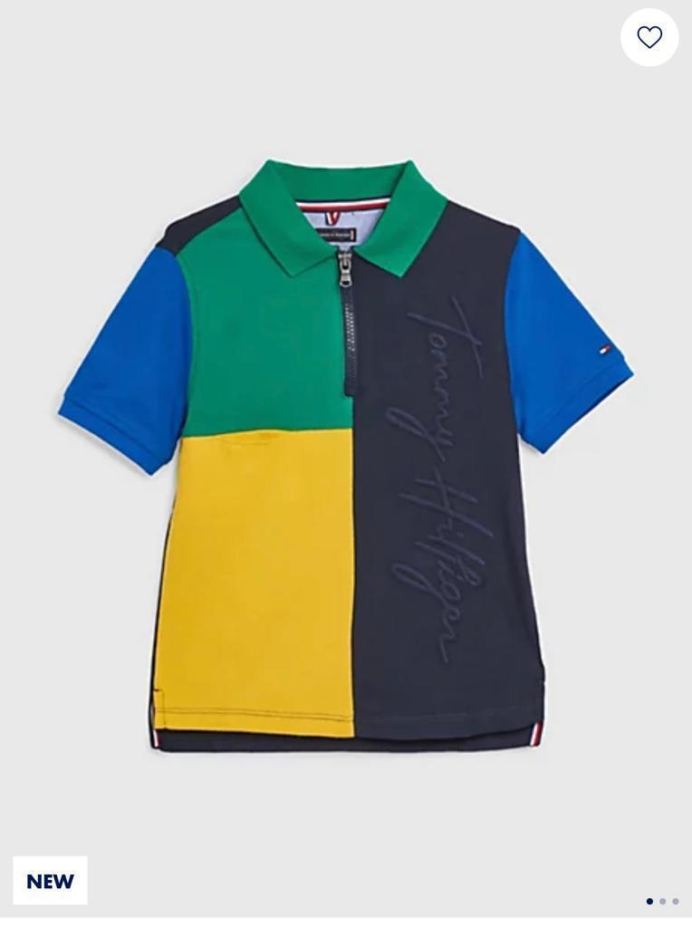 BOYS TOMMY HILFIGURE POLO NACK TSHIRT-61PCS