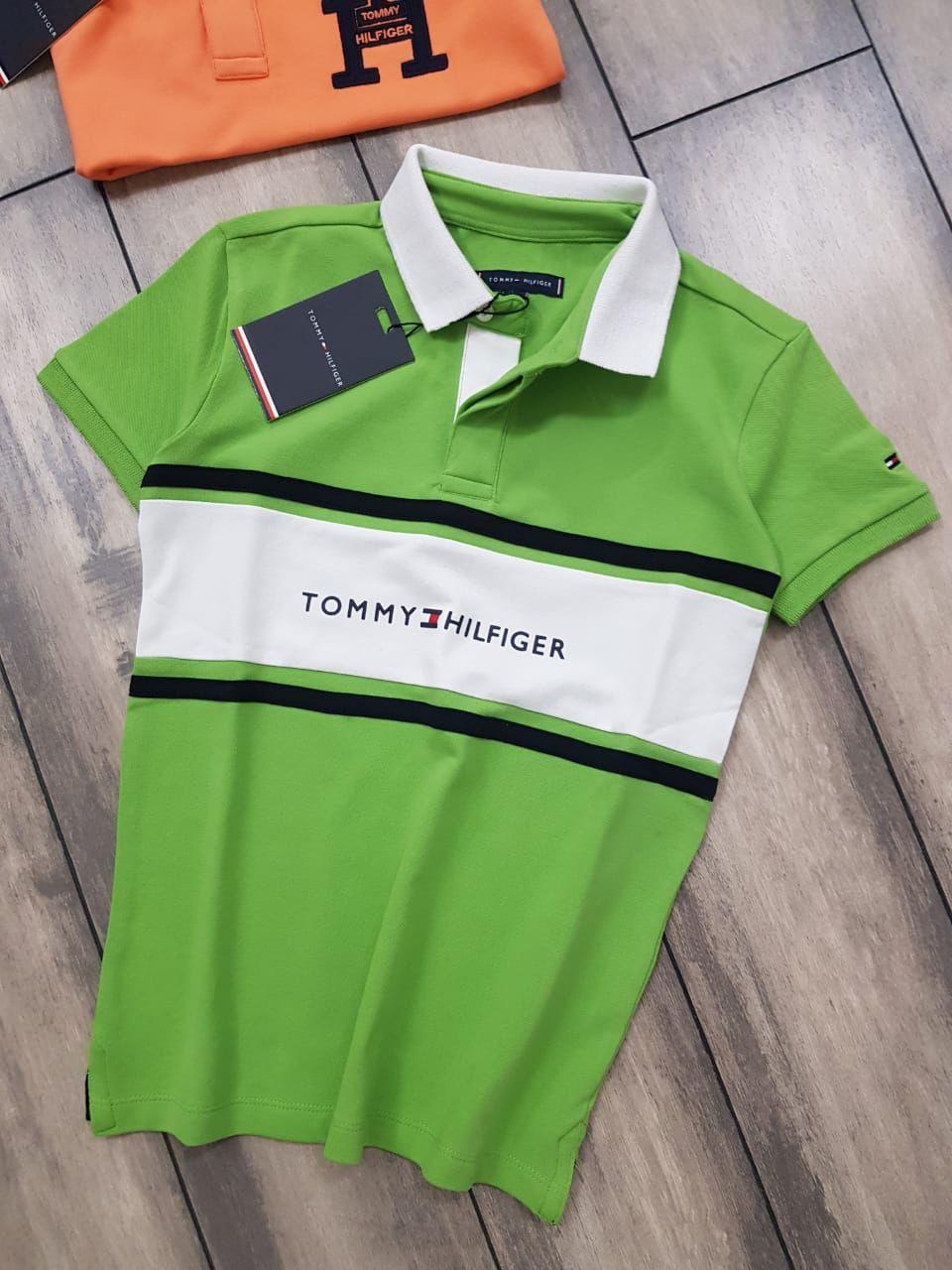 BOYS TOMMY HILFIGURE POLO NACK TSHIRT-61PCS
