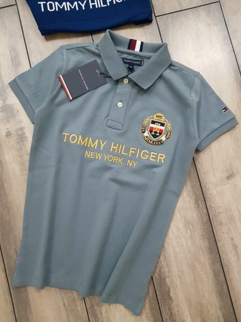 BOYS TOMMY HILFIGURE POLO NACK TSHIRT-61PCS