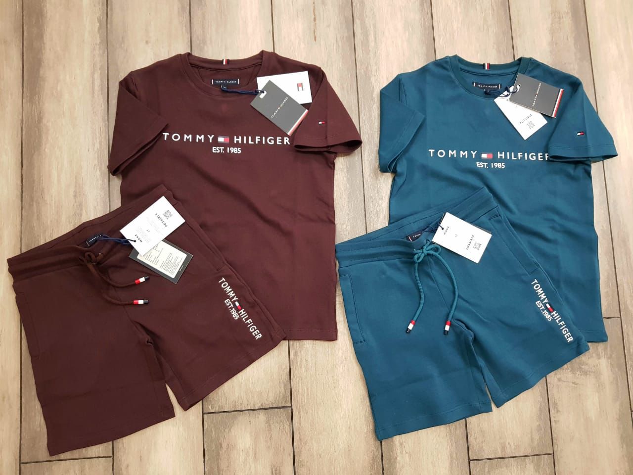 TOMMY TOP WITH BPTTAM SHORTS SET-58PCS