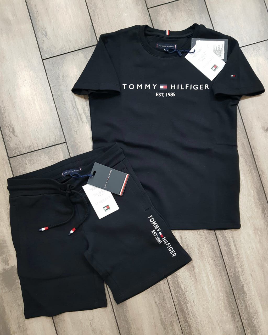 TOMMY TOP WITH BPTTAM SHORTS SET-58PCS