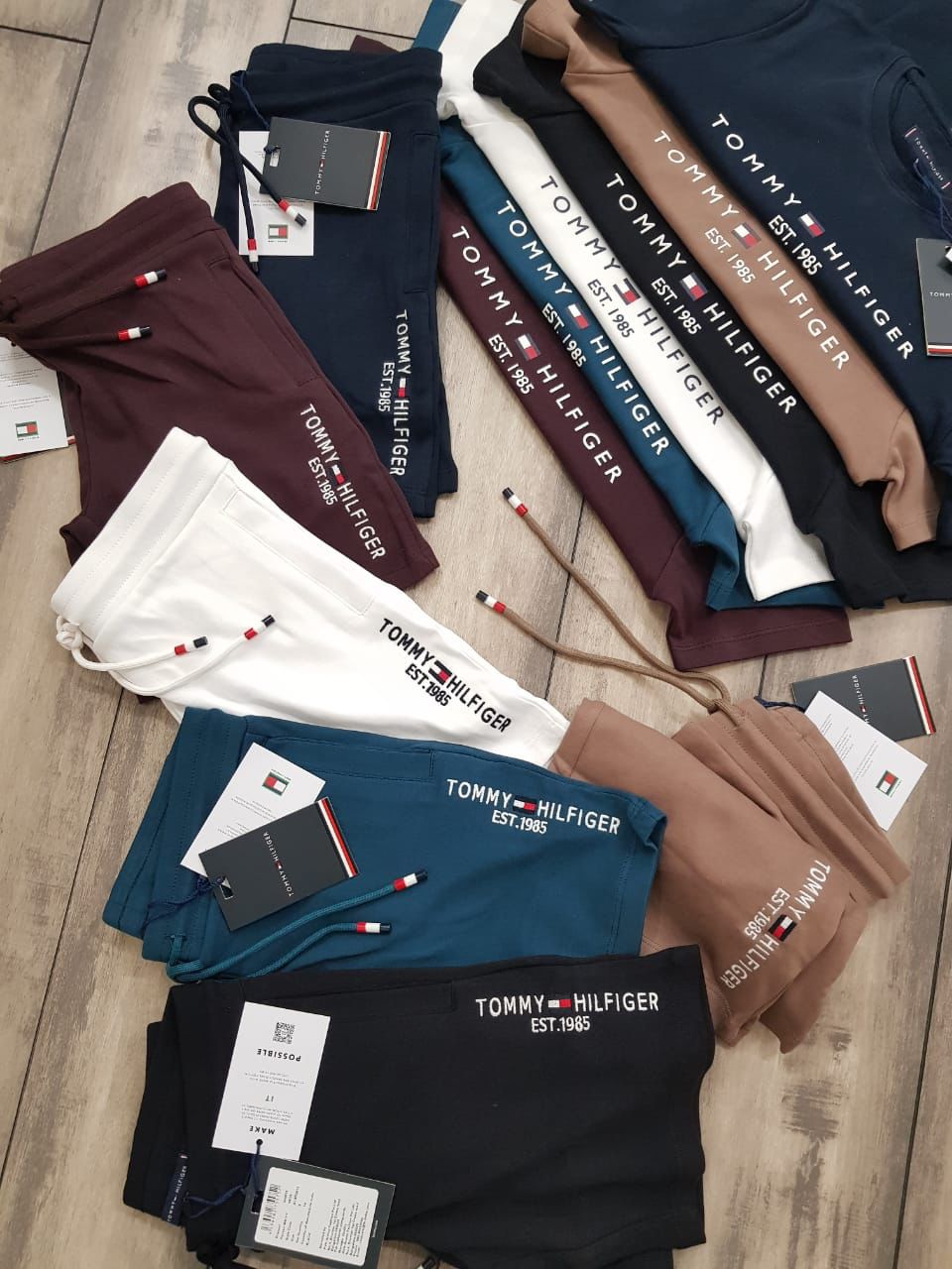 TOMMY TOP WITH BPTTAM SHORTS SET-58PCS