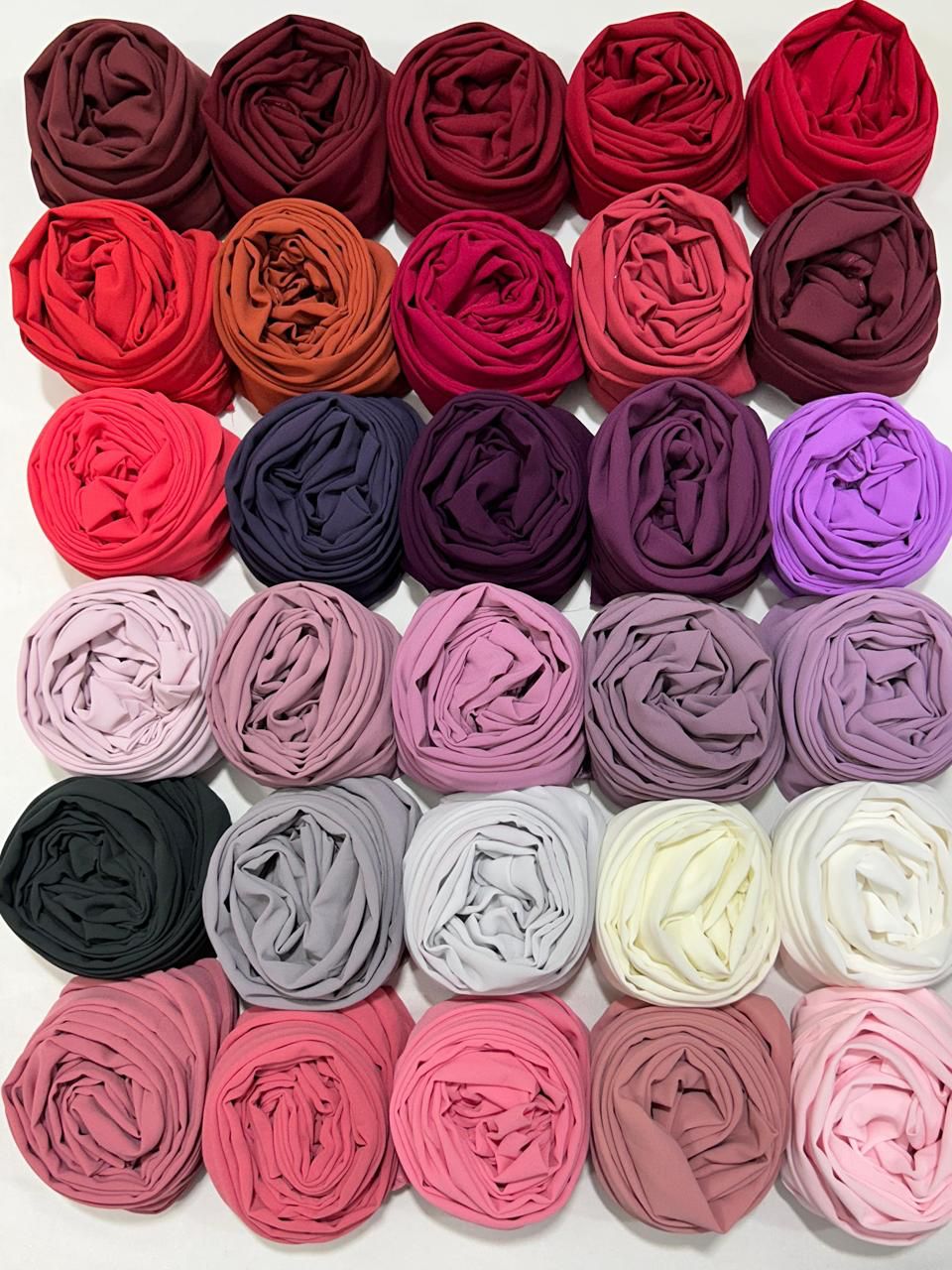 HEAVY CHIFFON ISLAMIC HIJAB-120PCS SET