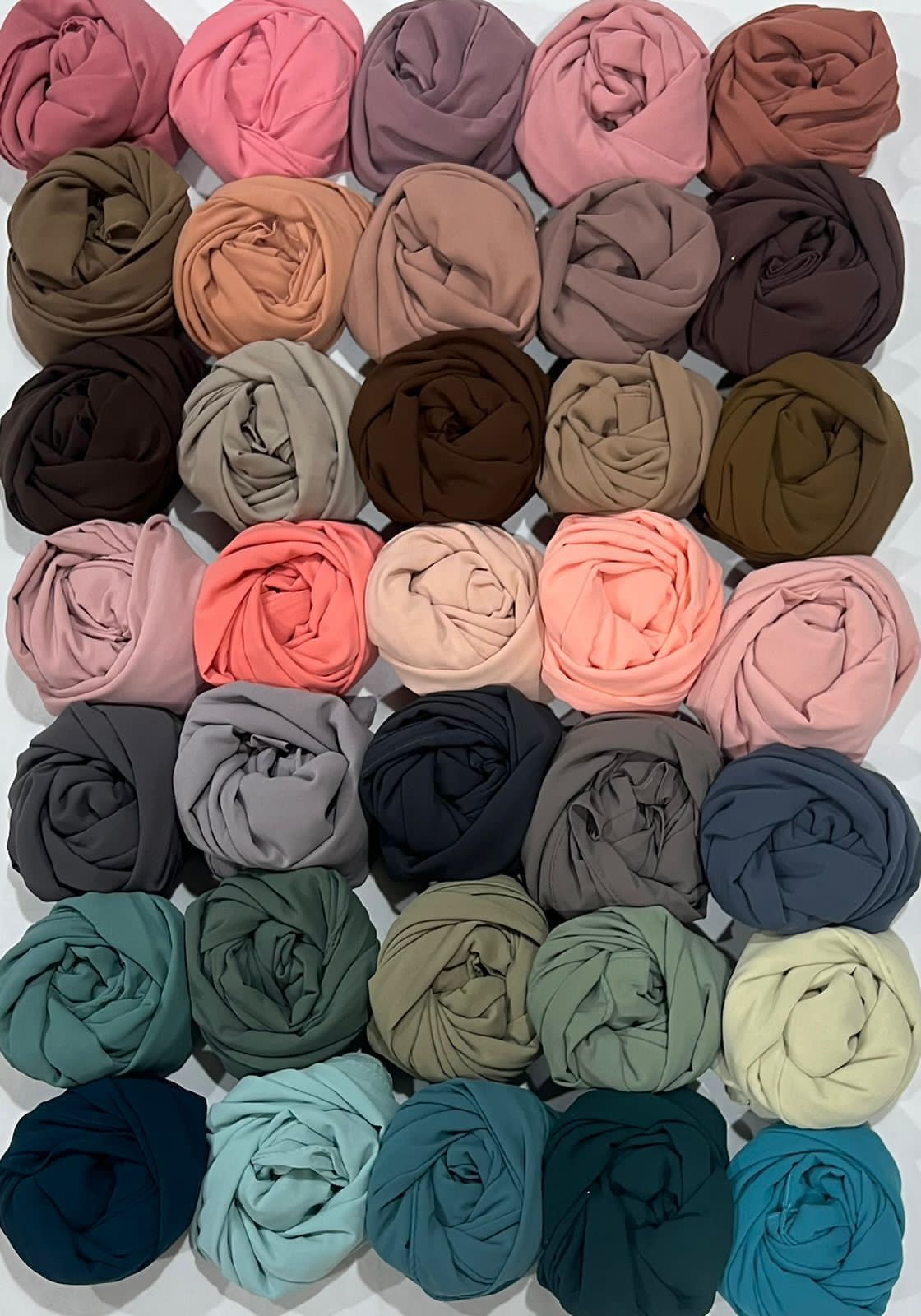 HEAVY CHIFFON ISLAMIC HIJAB-120PCS SET