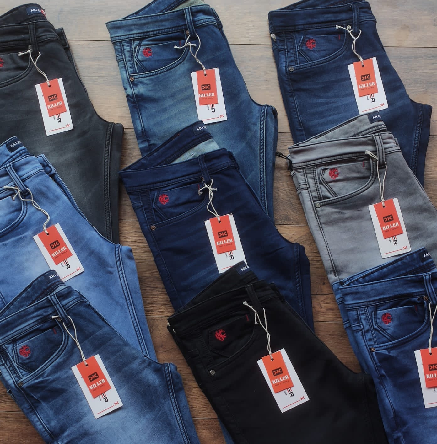 R.L.POLO DARK COLORS JEANS-65PCS SET