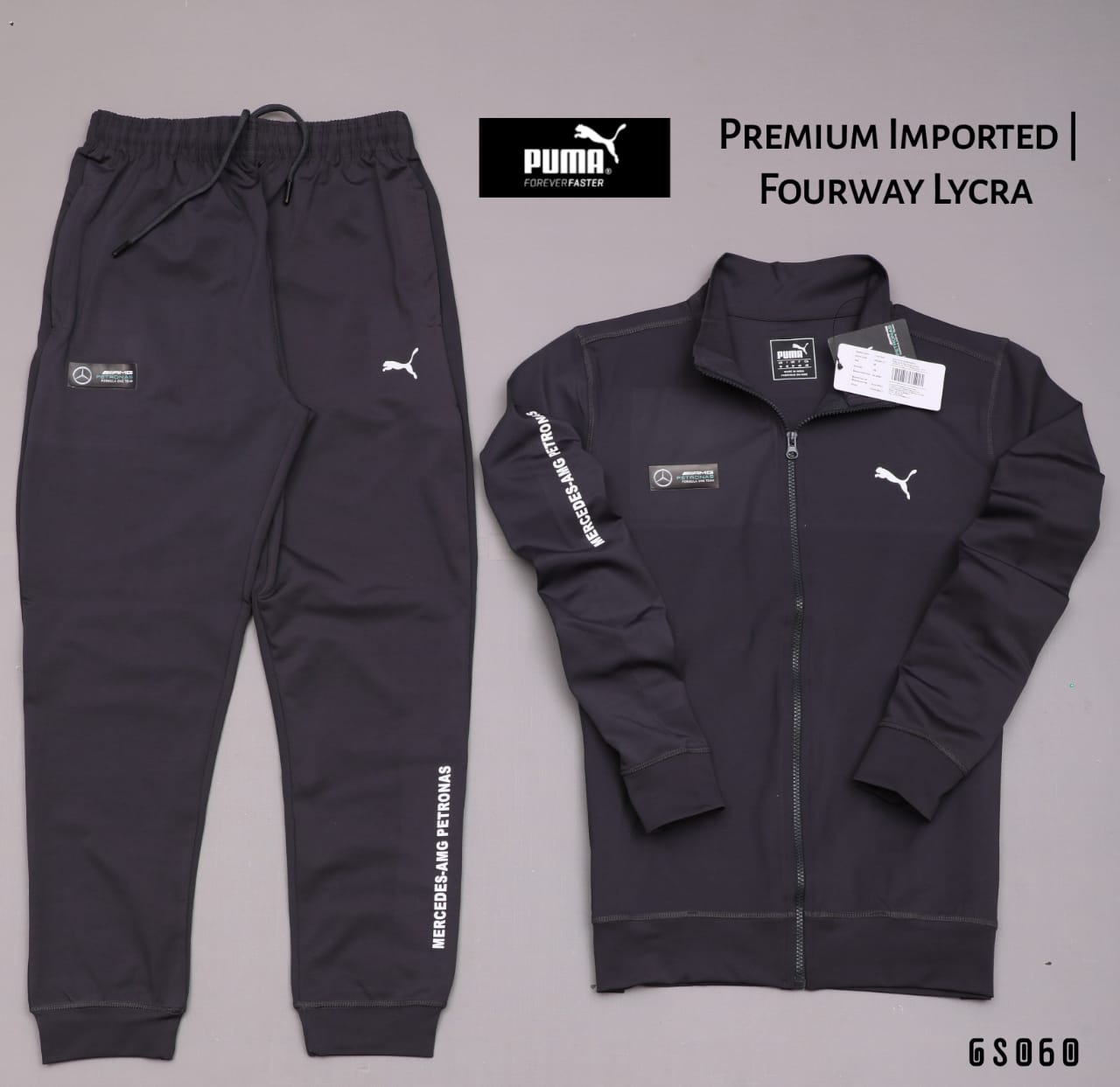 PUMA UNISEX PRIMIUM LAYCRA TRACKSUIT-27PCS
