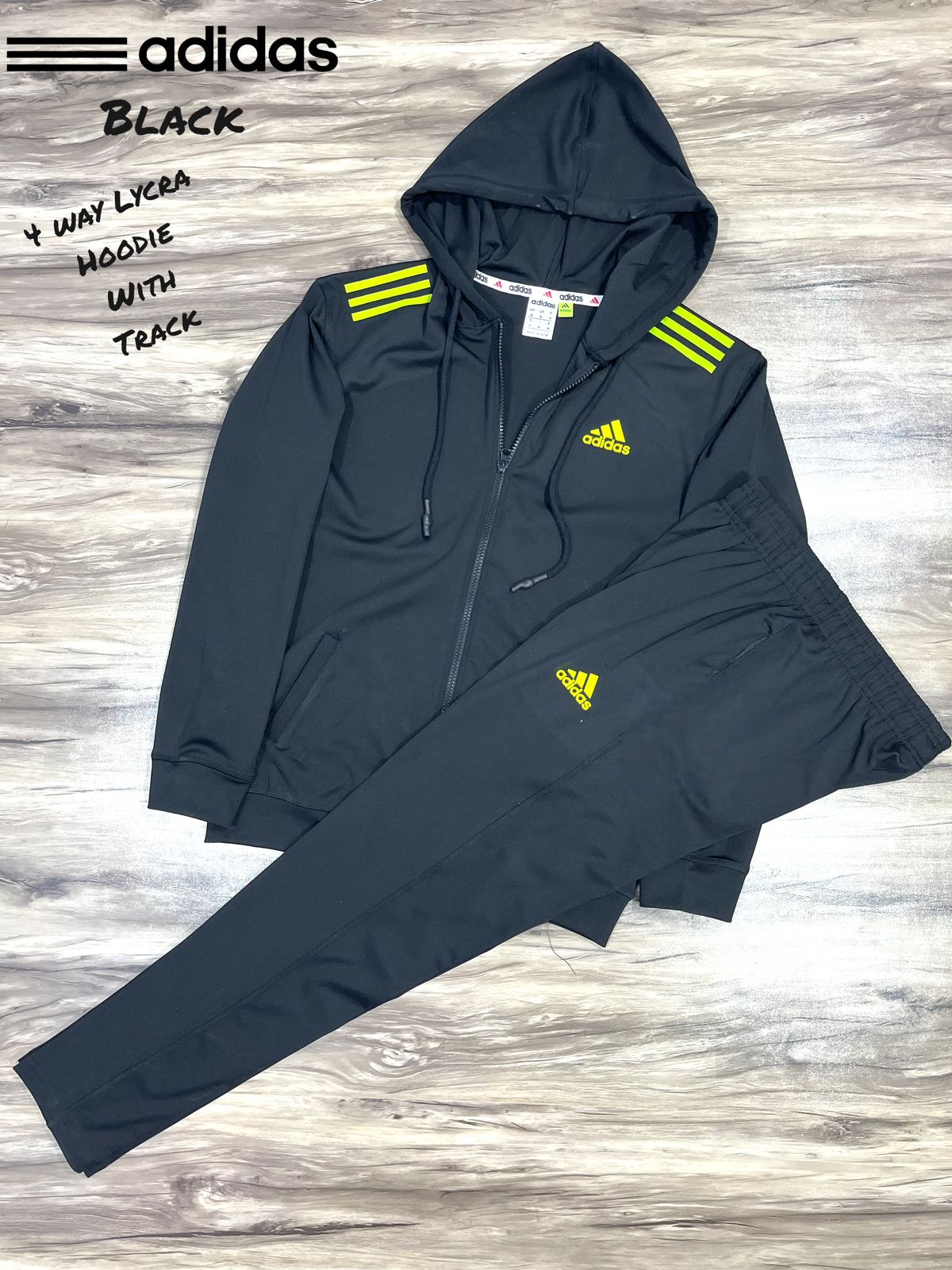 ADIDAS 4 WAY LAYCRA UNISEX TRACKSUIT-56 SET