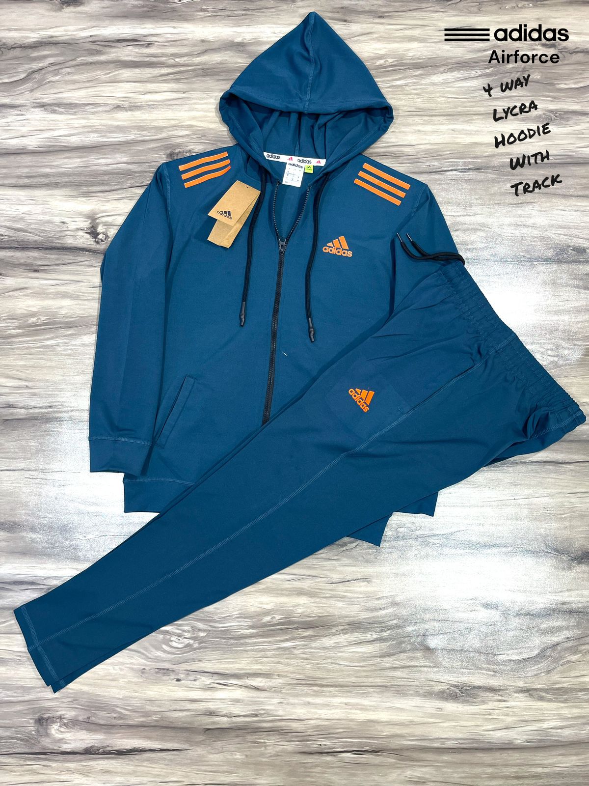 ADIDAS 4 WAY LAYCRA UNISEX TRACKSUIT-56 SET