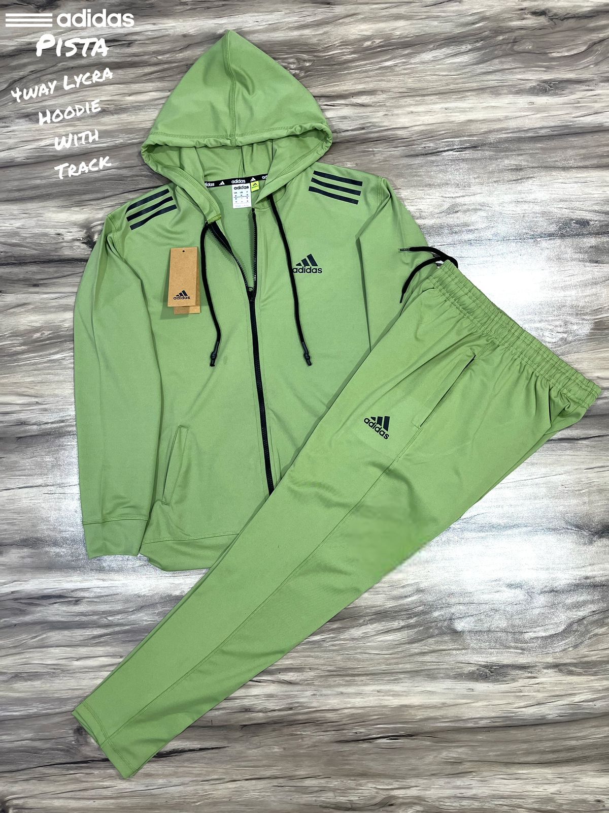 ADIDAS 4 WAY LAYCRA UNISEX TRACKSUIT-56 SET