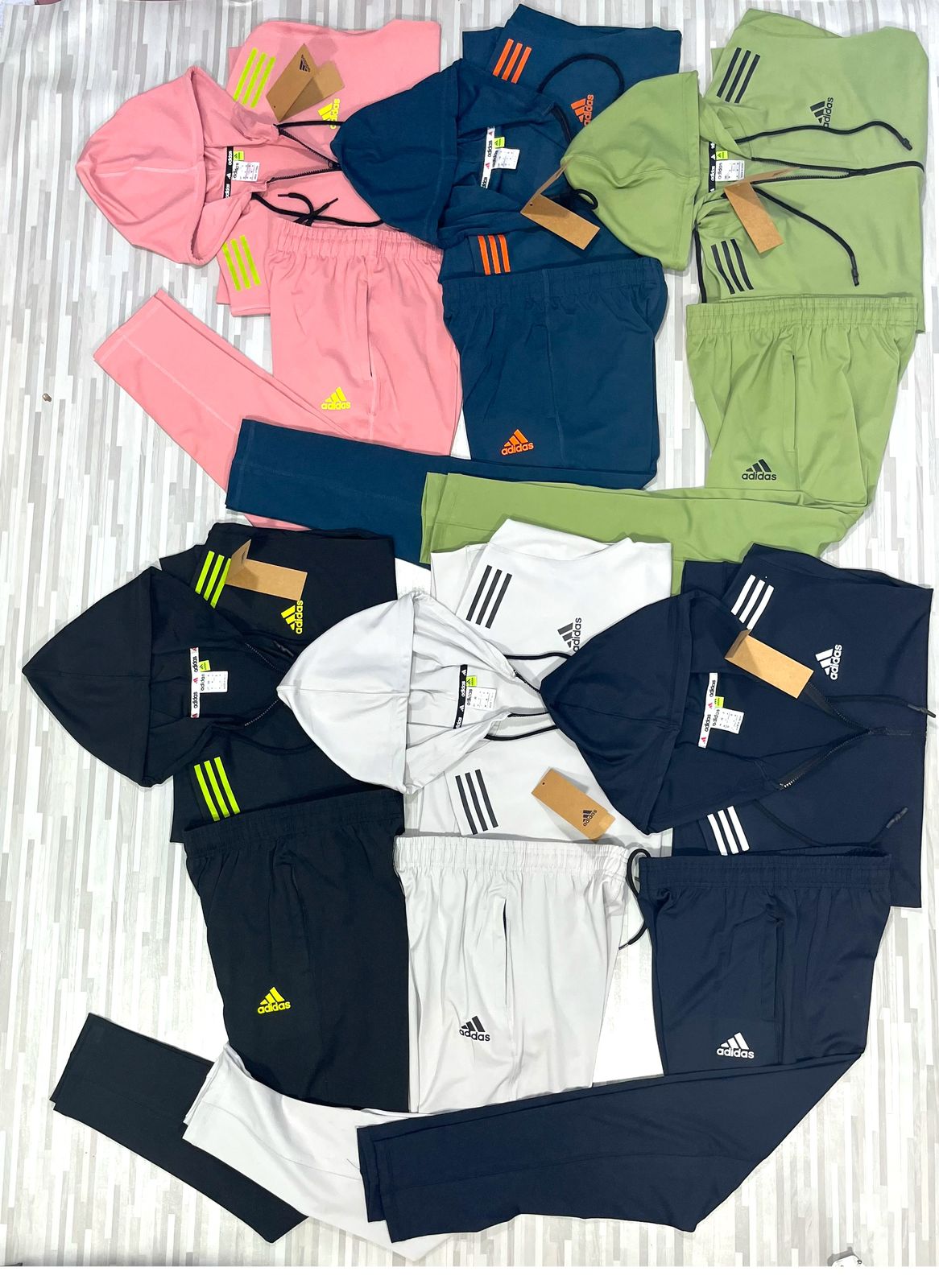 ADIDAS 4 WAY LAYCRA UNISEX TRACKSUIT-56 SET