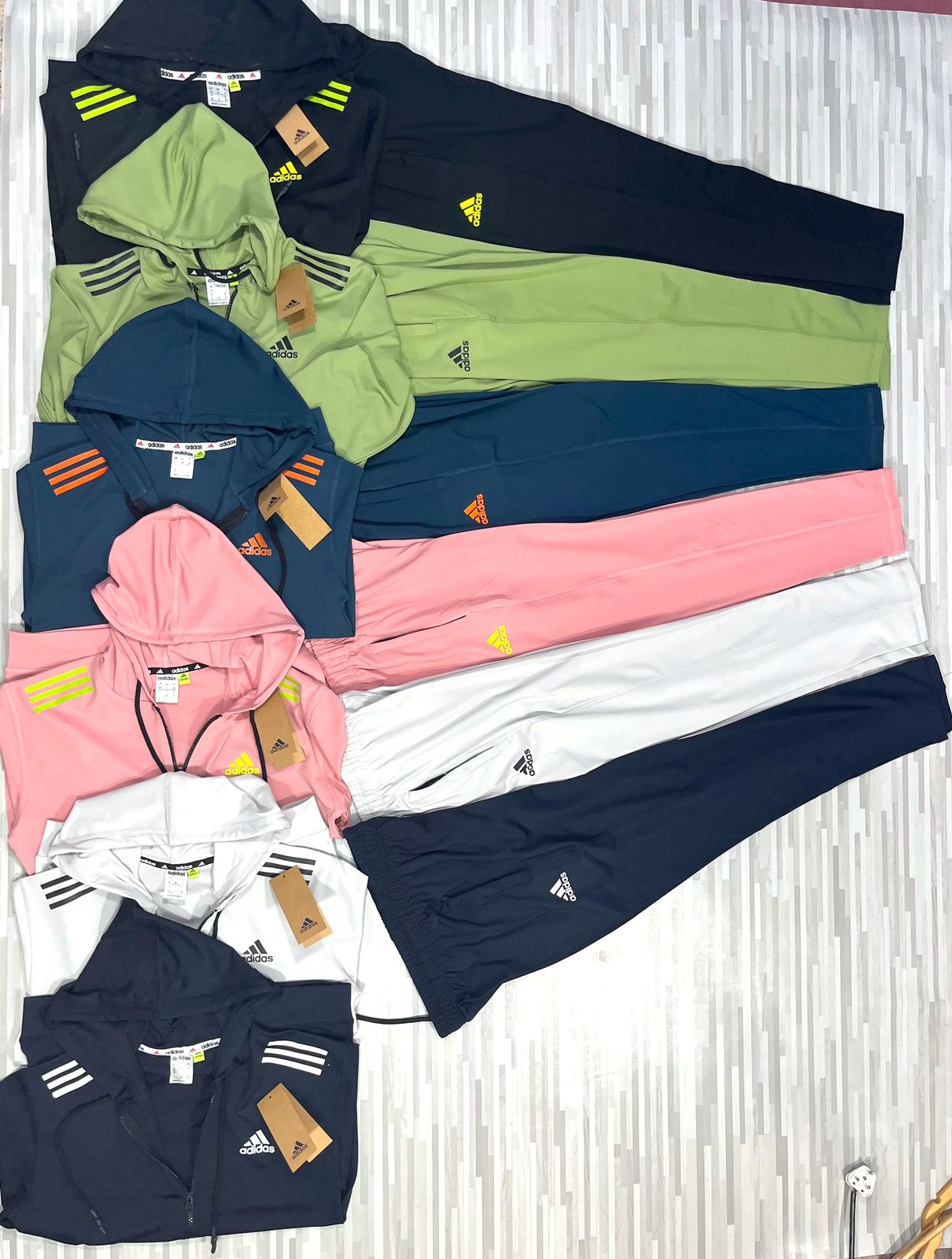 ADIDAS 4 WAY LAYCRA UNISEX TRACKSUIT-56 SET