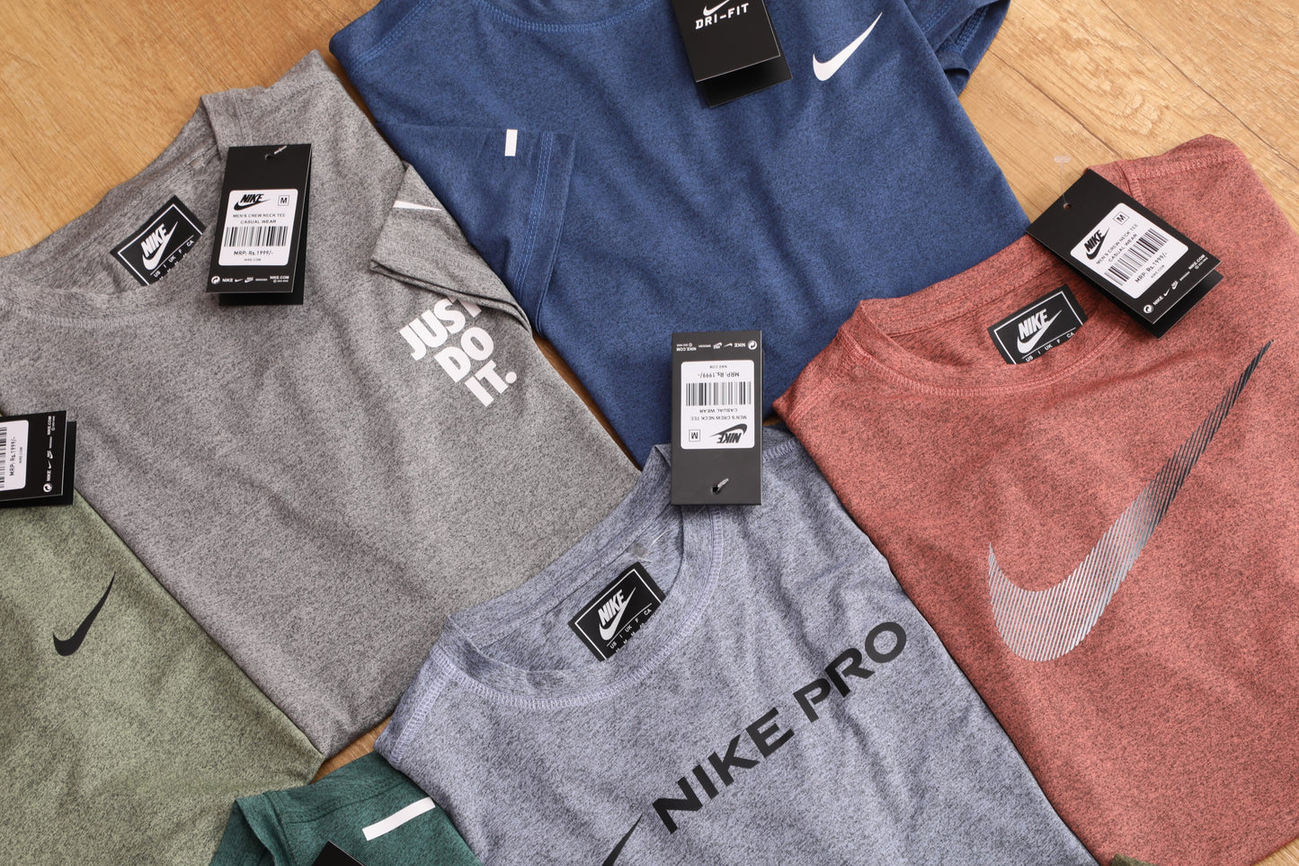 NIKE IMPORTED DOT KNIT GYMWEAR TSHIRT-56PCS