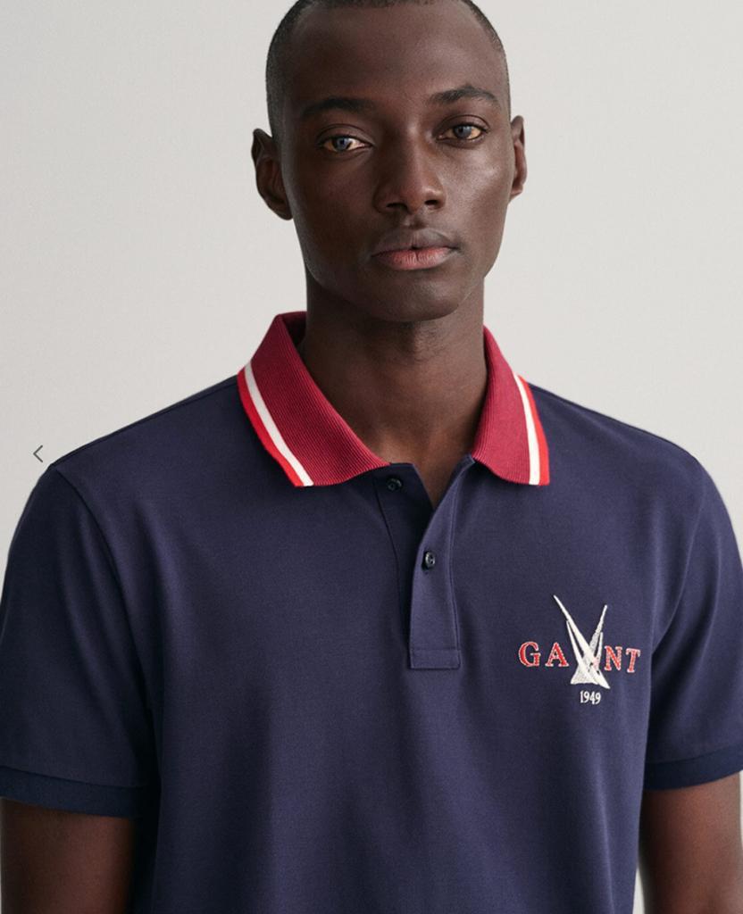 GANT LAYCRA POLO NACK TSHIRT-92PCS