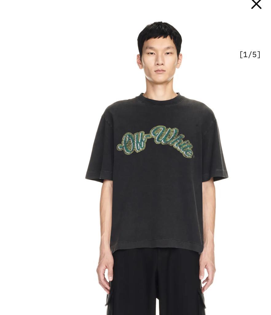 OFF WHITE ROUND NACK TSHIRT-60pcs