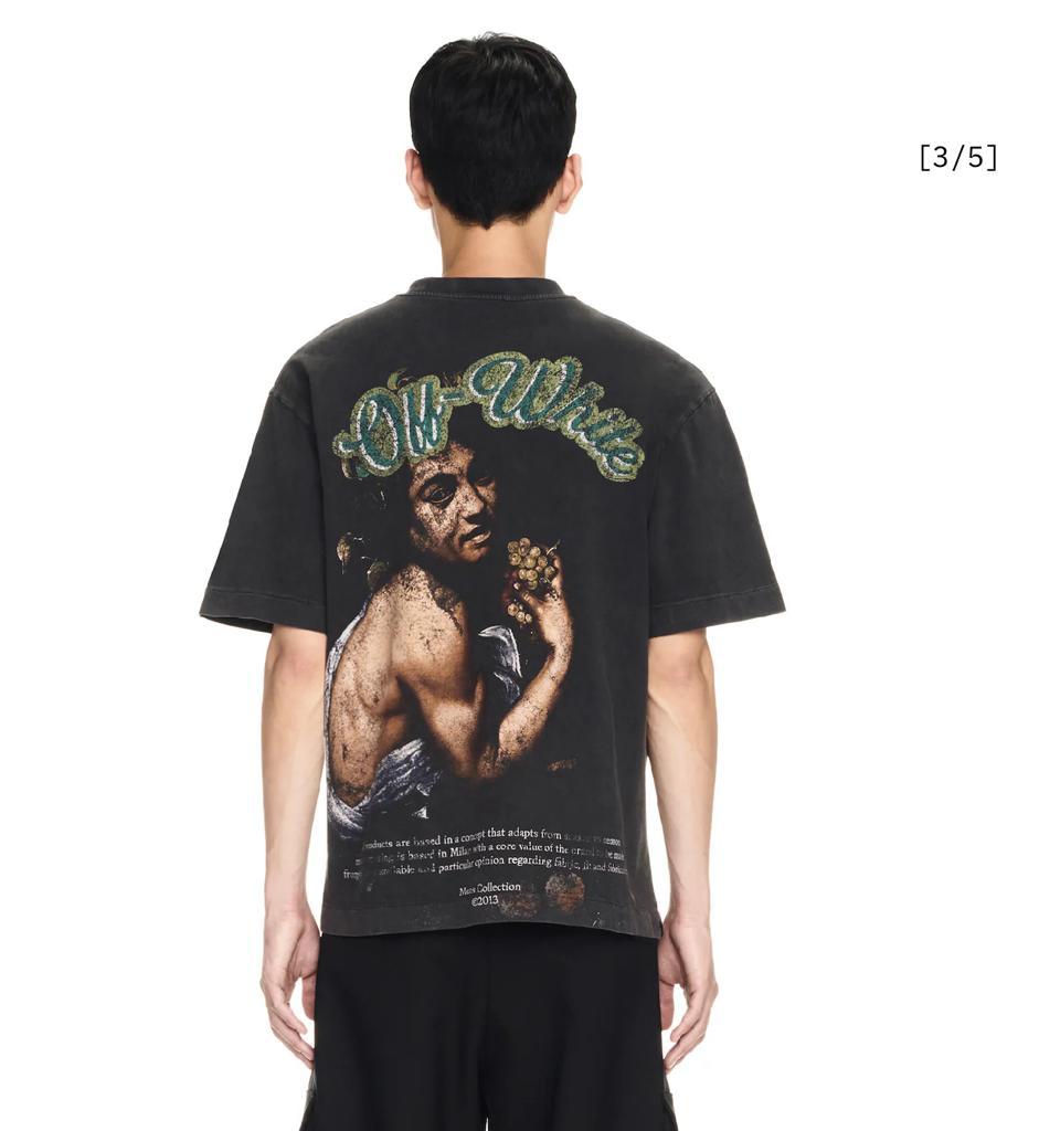 OFF WHITE ROUND NACK TSHIRT-60pcs