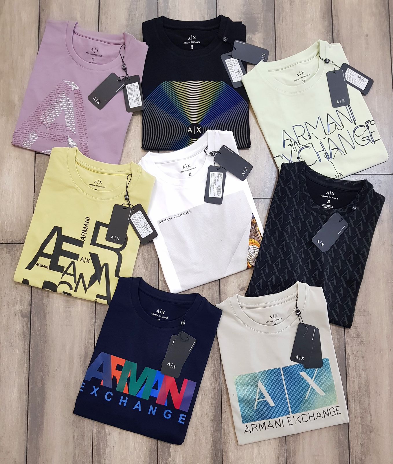 ARMANI ROUND NACK LAYCRA JERSEY -68PCS
