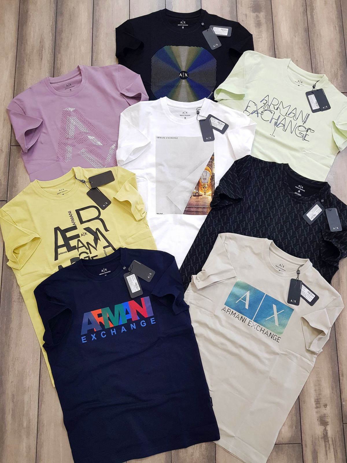 ARMANI ROUND NACK LAYCRA JERSEY -68PCS