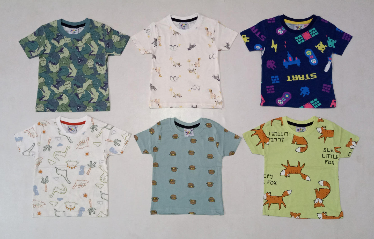 KIDSWEAR TSHIRT*KIDS T-SHIRTS 9MONTH TO 3 YEARS-200PCS