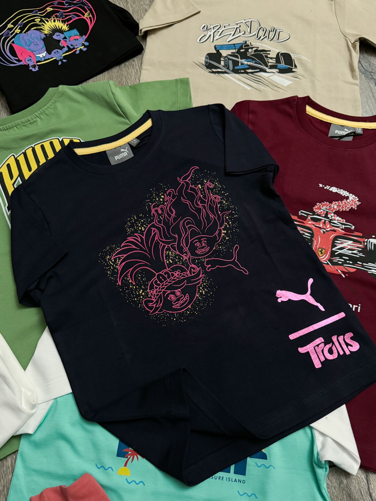 PUMA CREW NACK TSHIRT WITH SHORTS SET -54 SET